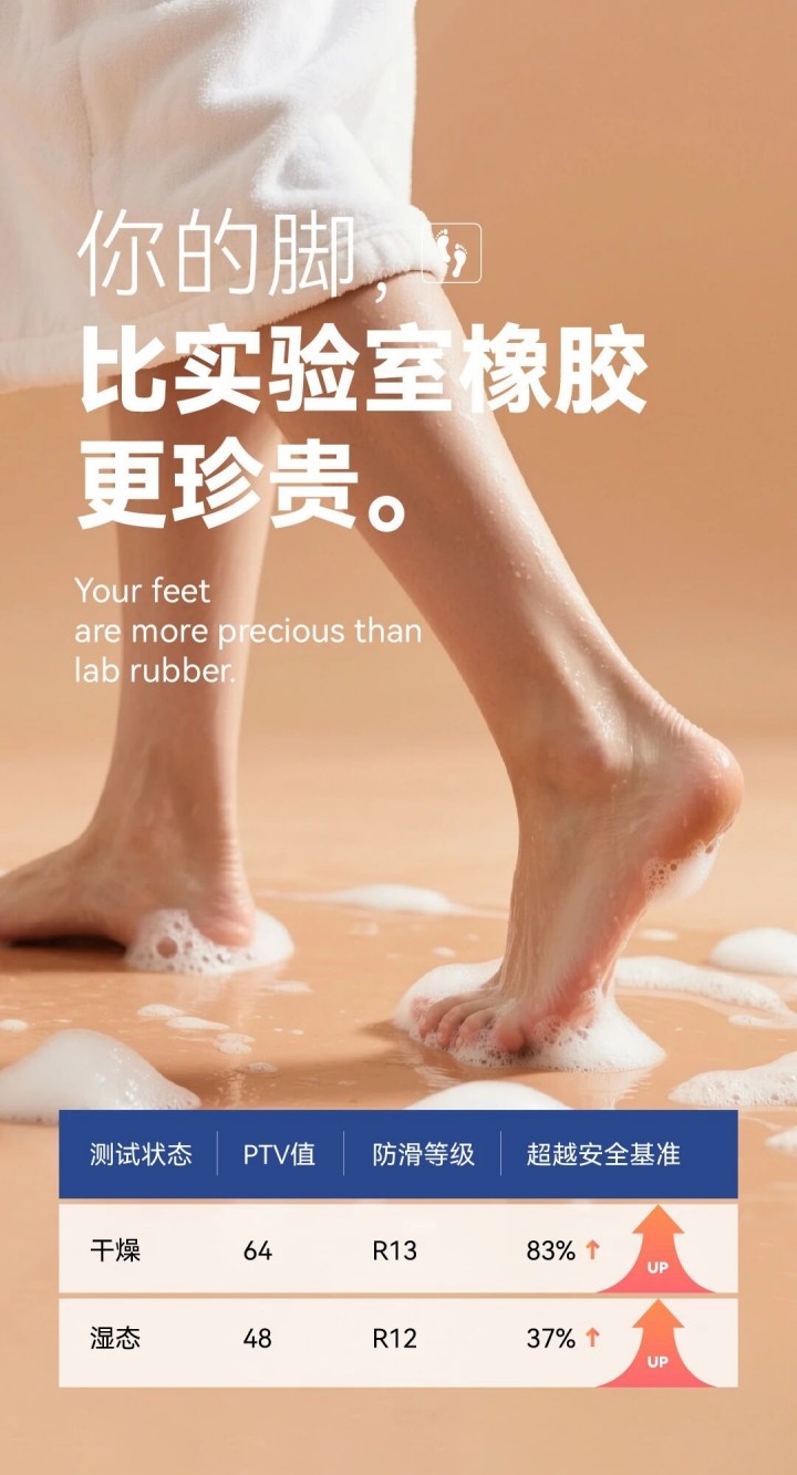 防滑添一證！德國萊茵TüV認(rèn)證 x 萬磊微水泥