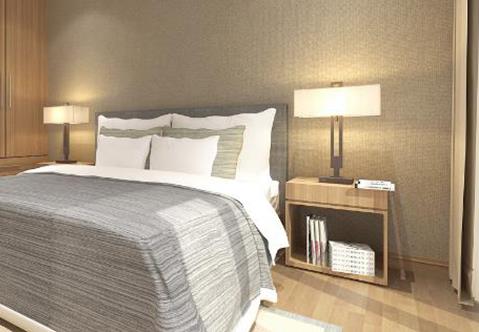 硅藻泥臥室背景墻，好的一天是從醒來開始