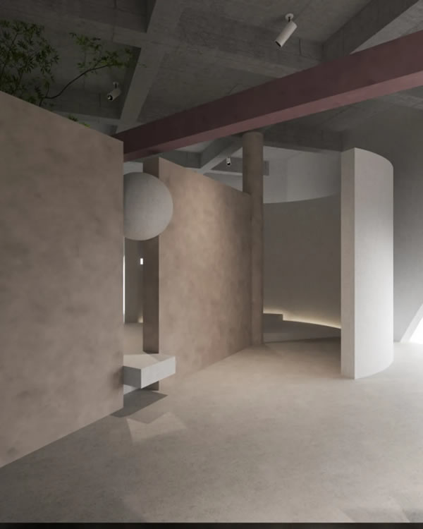 利用不規(guī)則元素 呈現(xiàn)微水泥材質(zhì)的魅力丨萬磊設計