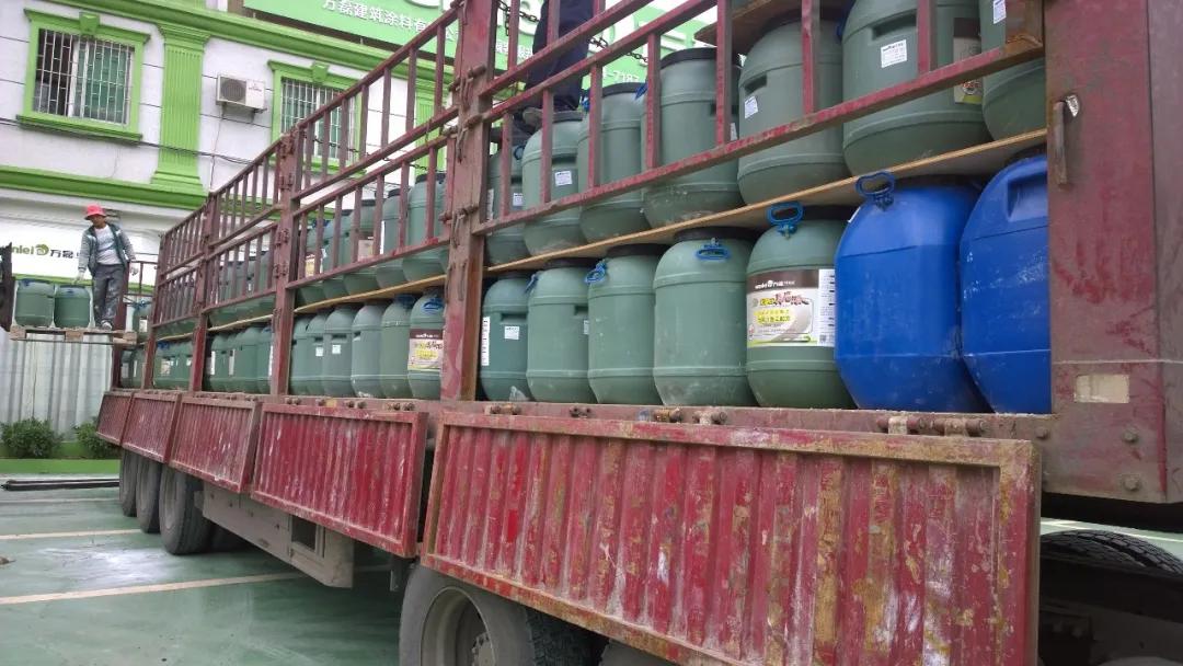 節(jié)后復(fù)工大單 | 今天，又有30噸萬(wàn)磊無(wú)阻力真石漆即將為你的新家添磚加瓦